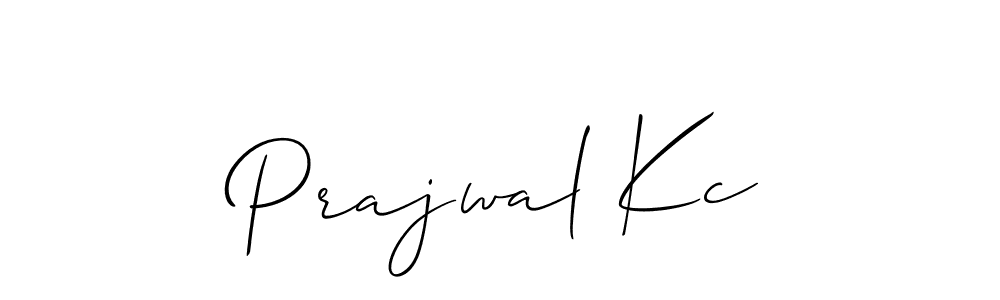 Make a beautiful signature design for name Prajwal Kc. Use this online signature maker to create a handwritten signature for free. Prajwal Kc signature style 2 images and pictures png