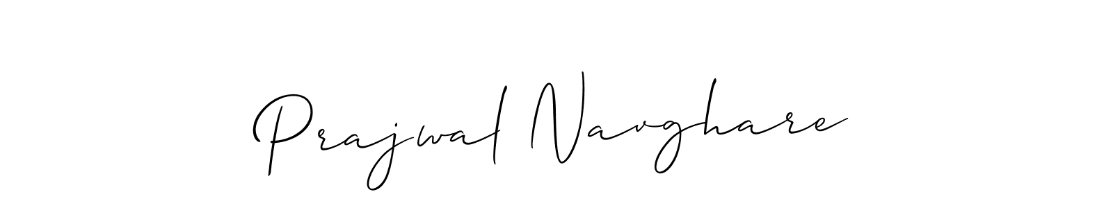 if you are searching for the best signature style for your name Prajwal Navghare. so please give up your signature search. here we have designed multiple signature styles  using Allison_Script. Prajwal Navghare signature style 2 images and pictures png