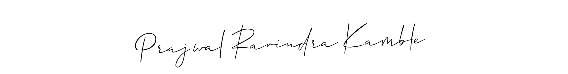 Prajwal Ravindra Kamble stylish signature style. Best Handwritten Sign (Allison_Script) for my name. Handwritten Signature Collection Ideas for my name Prajwal Ravindra Kamble. Prajwal Ravindra Kamble signature style 2 images and pictures png