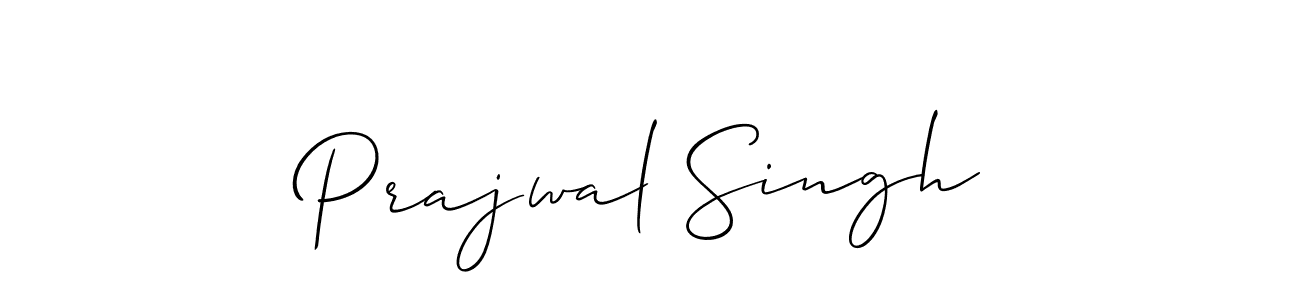 Prajwal Singh stylish signature style. Best Handwritten Sign (Allison_Script) for my name. Handwritten Signature Collection Ideas for my name Prajwal Singh. Prajwal Singh signature style 2 images and pictures png