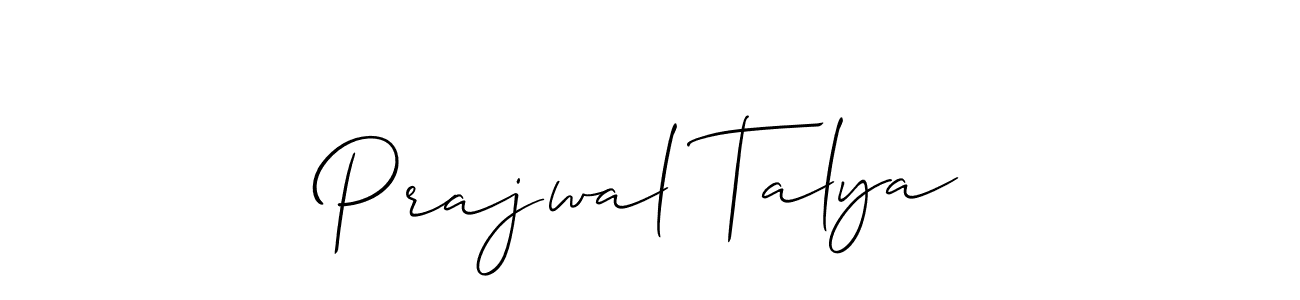 Once you've used our free online signature maker to create your best signature Allison_Script style, it's time to enjoy all of the benefits that Prajwal Talya name signing documents. Prajwal Talya signature style 2 images and pictures png