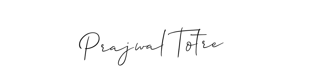 Make a beautiful signature design for name Prajwal Totre. With this signature (Allison_Script) style, you can create a handwritten signature for free. Prajwal Totre signature style 2 images and pictures png