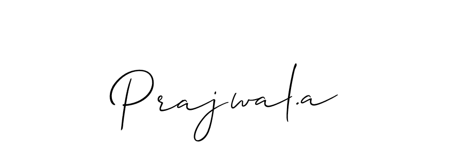 Make a beautiful signature design for name Prajwal.a. Use this online signature maker to create a handwritten signature for free. Prajwal.a signature style 2 images and pictures png