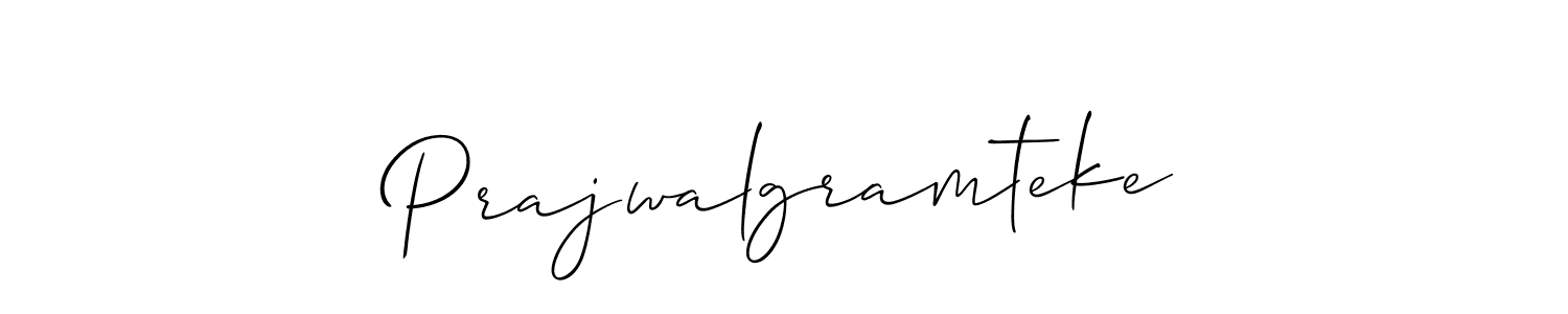 Make a beautiful signature design for name Prajwalgramteke. With this signature (Allison_Script) style, you can create a handwritten signature for free. Prajwalgramteke signature style 2 images and pictures png