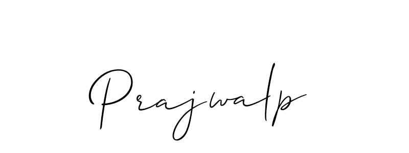 Use a signature maker to create a handwritten signature online. With this signature software, you can design (Allison_Script) your own signature for name Prajwalp. Prajwalp signature style 2 images and pictures png