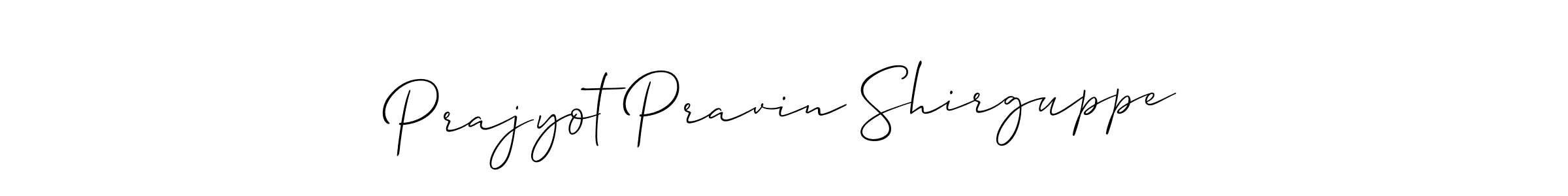 This is the best signature style for the Prajyot Pravin Shirguppe name. Also you like these signature font (Allison_Script). Mix name signature. Prajyot Pravin Shirguppe signature style 2 images and pictures png
