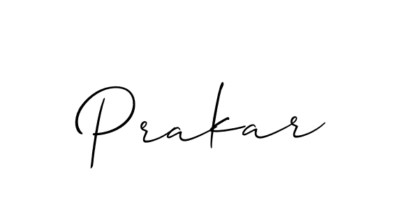 How to Draw Prakar signature style? Allison_Script is a latest design signature styles for name Prakar. Prakar signature style 2 images and pictures png