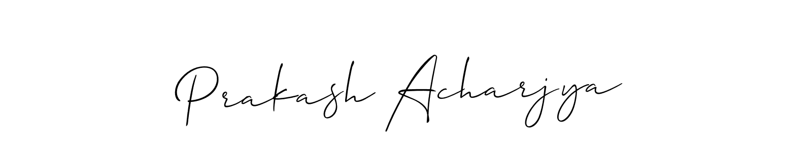 Make a beautiful signature design for name Prakash Acharjya. Use this online signature maker to create a handwritten signature for free. Prakash Acharjya signature style 2 images and pictures png