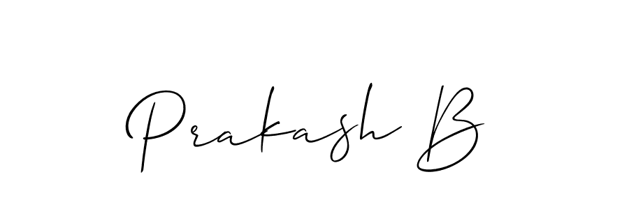 Similarly Allison_Script is the best handwritten signature design. Signature creator online .You can use it as an online autograph creator for name Prakash B. Prakash B signature style 2 images and pictures png