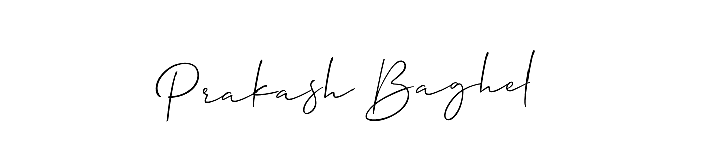 It looks lik you need a new signature style for name Prakash Baghel. Design unique handwritten (Allison_Script) signature with our free signature maker in just a few clicks. Prakash Baghel signature style 2 images and pictures png