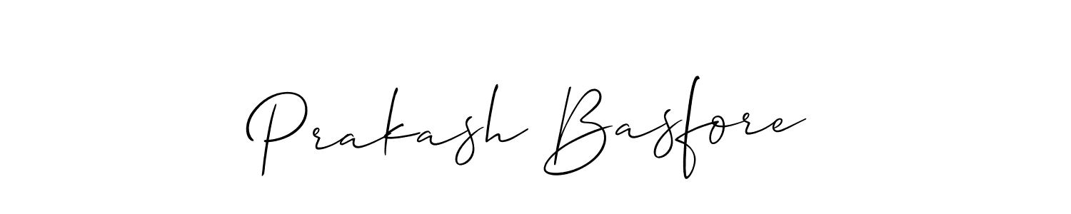 Design your own signature with our free online signature maker. With this signature software, you can create a handwritten (Allison_Script) signature for name Prakash Basfore. Prakash Basfore signature style 2 images and pictures png
