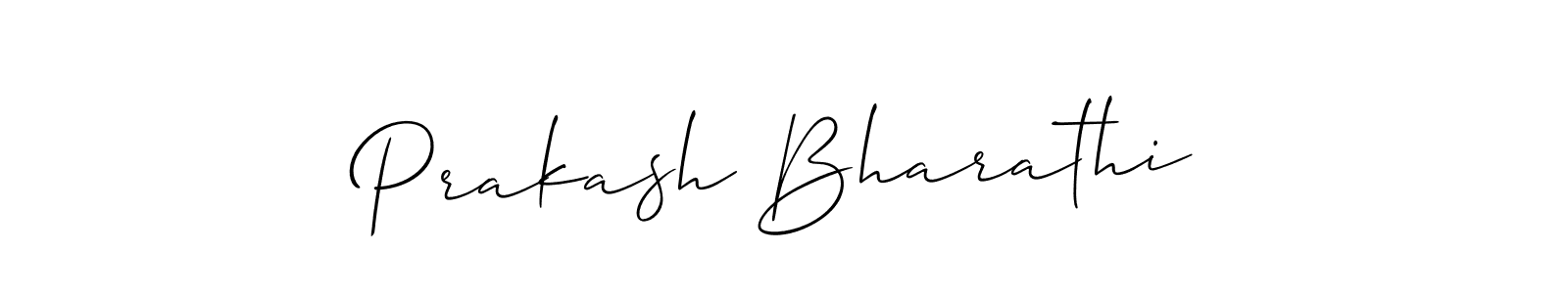 This is the best signature style for the Prakash Bharathi name. Also you like these signature font (Allison_Script). Mix name signature. Prakash Bharathi signature style 2 images and pictures png