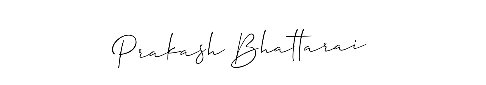 Allison_Script is a professional signature style that is perfect for those who want to add a touch of class to their signature. It is also a great choice for those who want to make their signature more unique. Get Prakash Bhattarai name to fancy signature for free. Prakash Bhattarai signature style 2 images and pictures png
