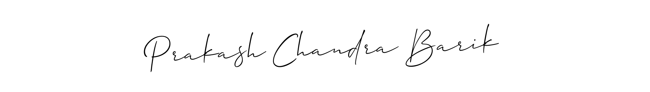 Make a beautiful signature design for name Prakash Chandra Barik. With this signature (Allison_Script) style, you can create a handwritten signature for free. Prakash Chandra Barik signature style 2 images and pictures png