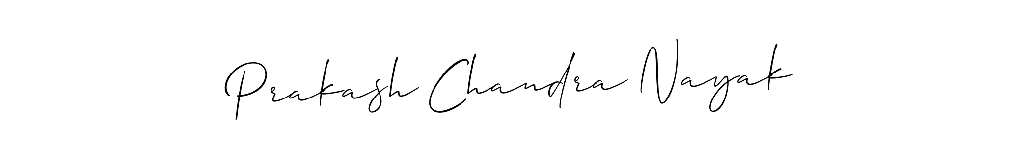 Allison_Script is a professional signature style that is perfect for those who want to add a touch of class to their signature. It is also a great choice for those who want to make their signature more unique. Get Prakash Chandra Nayak name to fancy signature for free. Prakash Chandra Nayak signature style 2 images and pictures png
