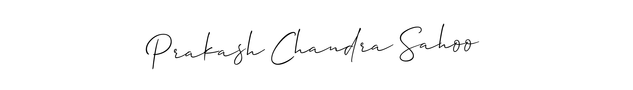 The best way (Allison_Script) to make a short signature is to pick only two or three words in your name. The name Prakash Chandra Sahoo include a total of six letters. For converting this name. Prakash Chandra Sahoo signature style 2 images and pictures png