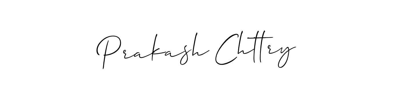 Similarly Allison_Script is the best handwritten signature design. Signature creator online .You can use it as an online autograph creator for name Prakash Chttry. Prakash Chttry signature style 2 images and pictures png