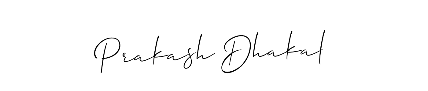 This is the best signature style for the Prakash Dhakal name. Also you like these signature font (Allison_Script). Mix name signature. Prakash Dhakal signature style 2 images and pictures png