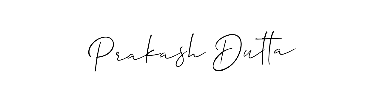 Also You can easily find your signature by using the search form. We will create Prakash Dutta name handwritten signature images for you free of cost using Allison_Script sign style. Prakash Dutta signature style 2 images and pictures png