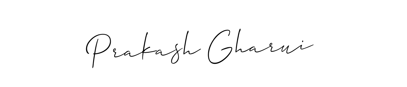 if you are searching for the best signature style for your name Prakash Gharui. so please give up your signature search. here we have designed multiple signature styles  using Allison_Script. Prakash Gharui signature style 2 images and pictures png