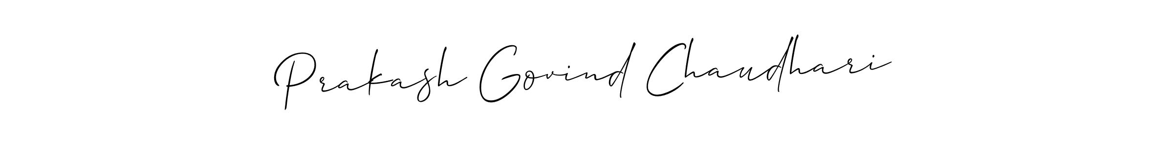 It looks lik you need a new signature style for name Prakash Govind Chaudhari. Design unique handwritten (Allison_Script) signature with our free signature maker in just a few clicks. Prakash Govind Chaudhari signature style 2 images and pictures png