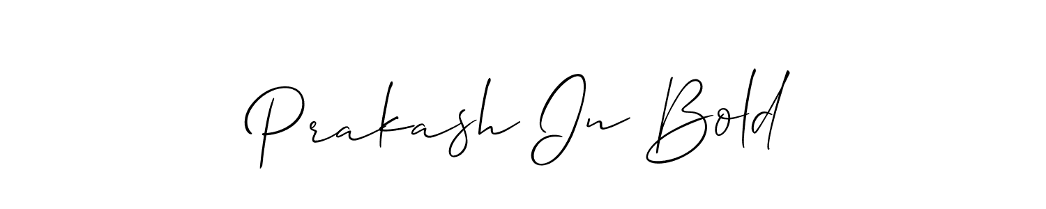 It looks lik you need a new signature style for name Prakash In Bold. Design unique handwritten (Allison_Script) signature with our free signature maker in just a few clicks. Prakash In Bold signature style 2 images and pictures png