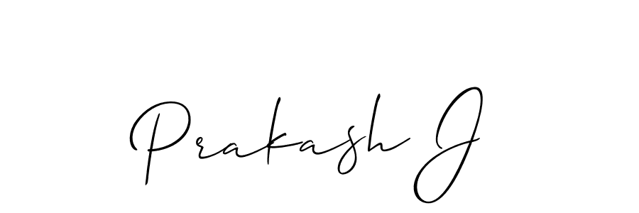 Make a beautiful signature design for name Prakash J. Use this online signature maker to create a handwritten signature for free. Prakash J signature style 2 images and pictures png