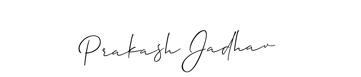 Make a beautiful signature design for name Prakash Jadhav. Use this online signature maker to create a handwritten signature for free. Prakash Jadhav signature style 2 images and pictures png