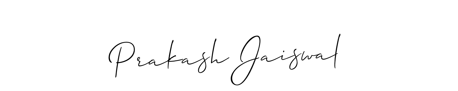 Similarly Allison_Script is the best handwritten signature design. Signature creator online .You can use it as an online autograph creator for name Prakash Jaiswal. Prakash Jaiswal signature style 2 images and pictures png