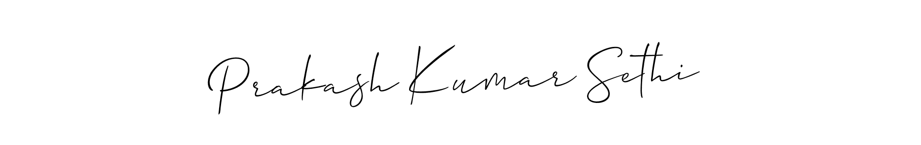 Prakash Kumar Sethi stylish signature style. Best Handwritten Sign (Allison_Script) for my name. Handwritten Signature Collection Ideas for my name Prakash Kumar Sethi. Prakash Kumar Sethi signature style 2 images and pictures png