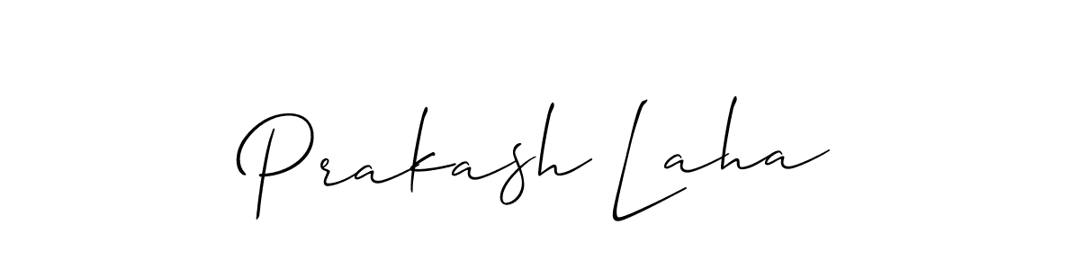 Allison_Script is a professional signature style that is perfect for those who want to add a touch of class to their signature. It is also a great choice for those who want to make their signature more unique. Get Prakash Laha name to fancy signature for free. Prakash Laha signature style 2 images and pictures png
