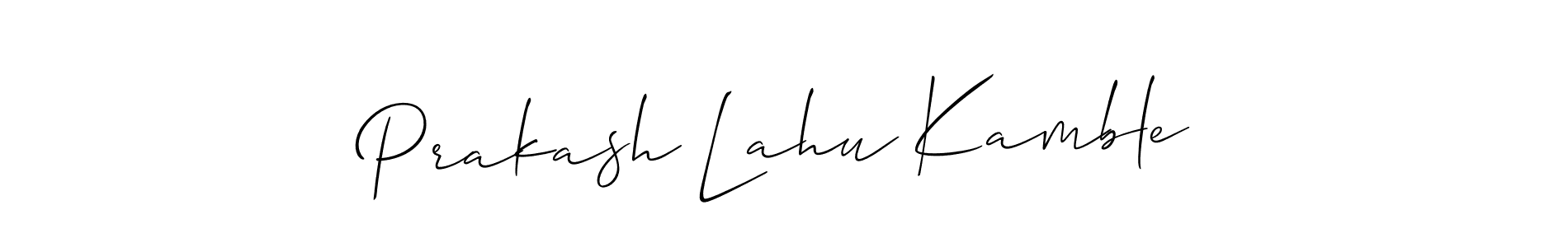 How to Draw Prakash Lahu Kamble signature style? Allison_Script is a latest design signature styles for name Prakash Lahu Kamble. Prakash Lahu Kamble signature style 2 images and pictures png