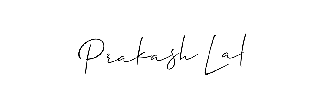 Make a beautiful signature design for name Prakash Lal. With this signature (Allison_Script) style, you can create a handwritten signature for free. Prakash Lal signature style 2 images and pictures png