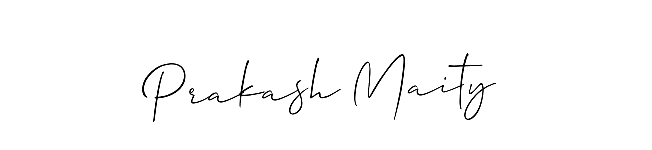 How to Draw Prakash Maity signature style? Allison_Script is a latest design signature styles for name Prakash Maity. Prakash Maity signature style 2 images and pictures png