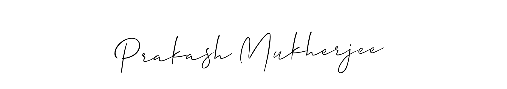 Prakash Mukherjee stylish signature style. Best Handwritten Sign (Allison_Script) for my name. Handwritten Signature Collection Ideas for my name Prakash Mukherjee. Prakash Mukherjee signature style 2 images and pictures png