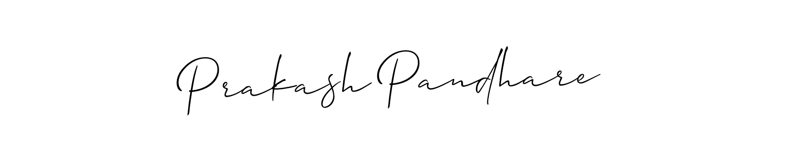 It looks lik you need a new signature style for name Prakash Pandhare. Design unique handwritten (Allison_Script) signature with our free signature maker in just a few clicks. Prakash Pandhare signature style 2 images and pictures png