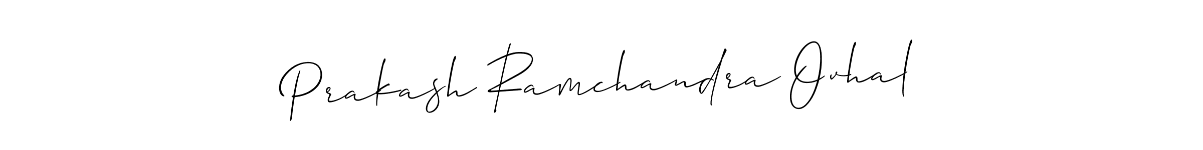 if you are searching for the best signature style for your name Prakash Ramchandra Ovhal. so please give up your signature search. here we have designed multiple signature styles  using Allison_Script. Prakash Ramchandra Ovhal signature style 2 images and pictures png