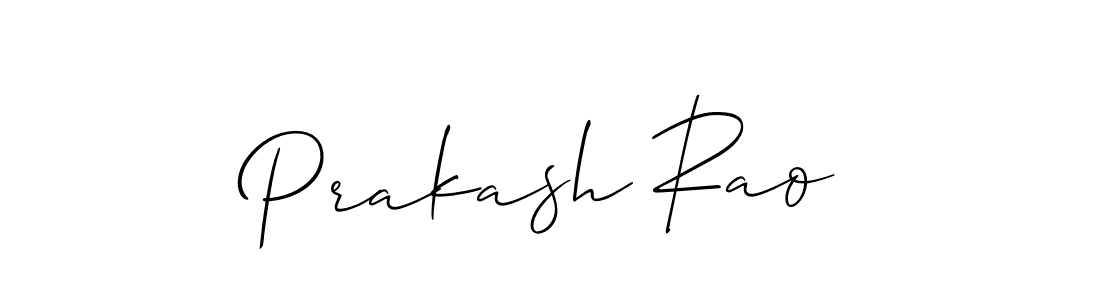 Create a beautiful signature design for name Prakash Rao. With this signature (Allison_Script) fonts, you can make a handwritten signature for free. Prakash Rao signature style 2 images and pictures png