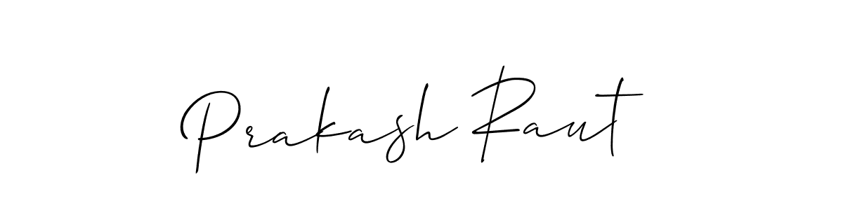 The best way (Allison_Script) to make a short signature is to pick only two or three words in your name. The name Prakash Raut include a total of six letters. For converting this name. Prakash Raut signature style 2 images and pictures png