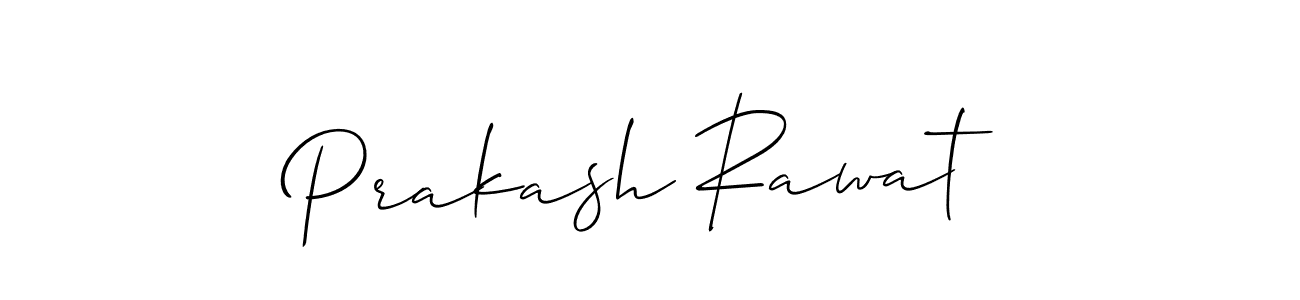 Also we have Prakash Rawat name is the best signature style. Create professional handwritten signature collection using Allison_Script autograph style. Prakash Rawat signature style 2 images and pictures png