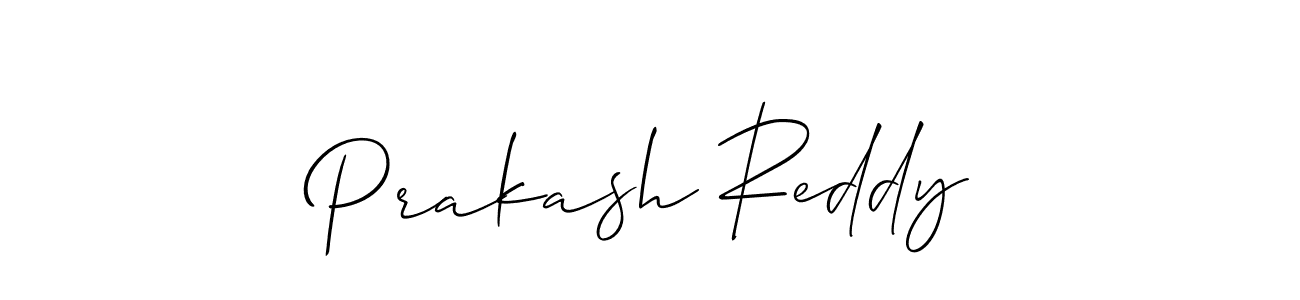 Design your own signature with our free online signature maker. With this signature software, you can create a handwritten (Allison_Script) signature for name Prakash Reddy. Prakash Reddy signature style 2 images and pictures png