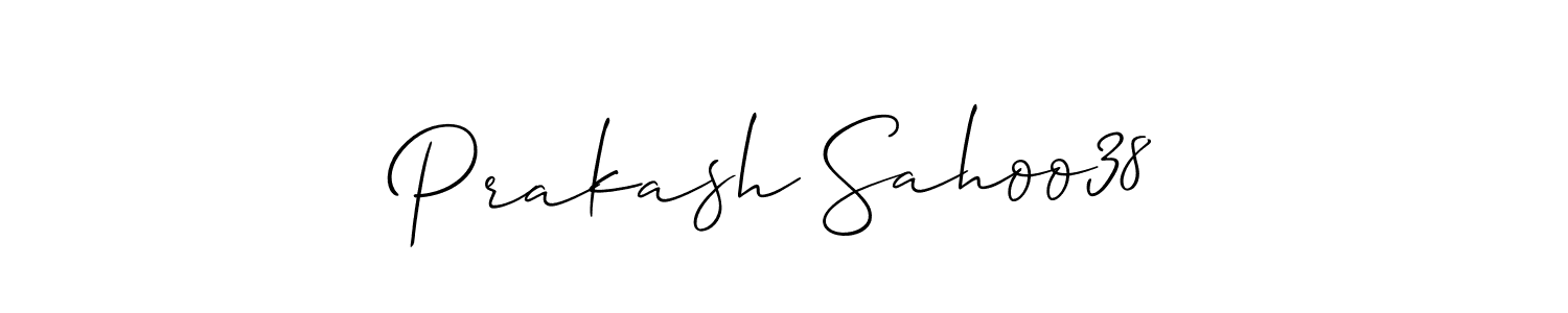 if you are searching for the best signature style for your name Prakash Sahoo38. so please give up your signature search. here we have designed multiple signature styles  using Allison_Script. Prakash Sahoo38 signature style 2 images and pictures png