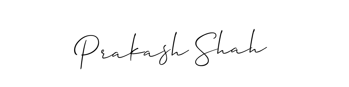 Also we have Prakash Shah name is the best signature style. Create professional handwritten signature collection using Allison_Script autograph style. Prakash Shah signature style 2 images and pictures png