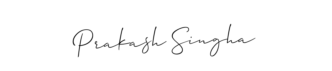 This is the best signature style for the Prakash Singha name. Also you like these signature font (Allison_Script). Mix name signature. Prakash Singha signature style 2 images and pictures png
