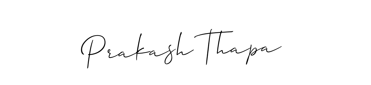 It looks lik you need a new signature style for name Prakash Thapa. Design unique handwritten (Allison_Script) signature with our free signature maker in just a few clicks. Prakash Thapa signature style 2 images and pictures png