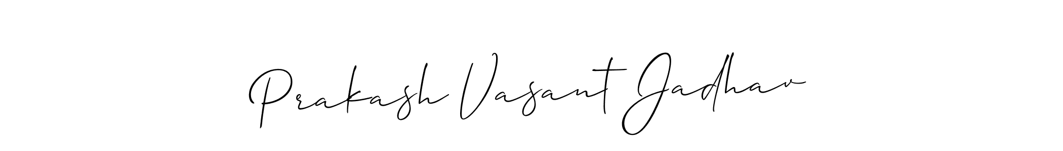 How to Draw Prakash Vasant Jadhav signature style? Allison_Script is a latest design signature styles for name Prakash Vasant Jadhav. Prakash Vasant Jadhav signature style 2 images and pictures png