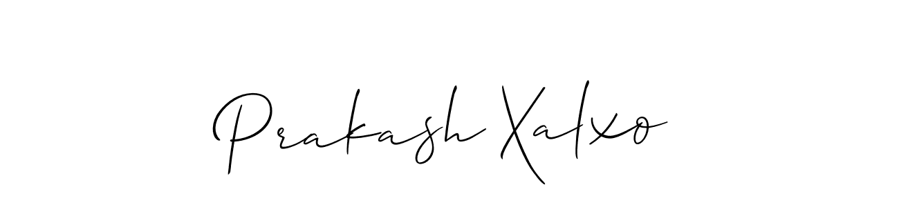 Similarly Allison_Script is the best handwritten signature design. Signature creator online .You can use it as an online autograph creator for name Prakash Xalxo. Prakash Xalxo signature style 2 images and pictures png