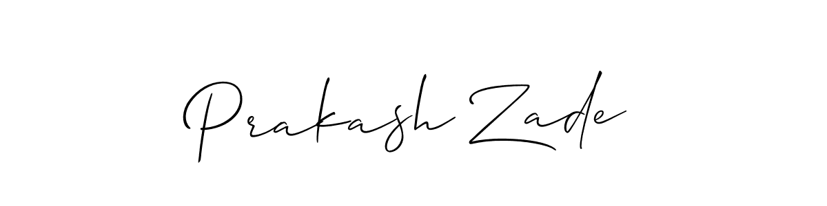 Make a beautiful signature design for name Prakash Zade. Use this online signature maker to create a handwritten signature for free. Prakash Zade signature style 2 images and pictures png