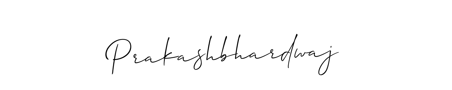 How to make Prakashbhardwaj signature? Allison_Script is a professional autograph style. Create handwritten signature for Prakashbhardwaj name. Prakashbhardwaj signature style 2 images and pictures png