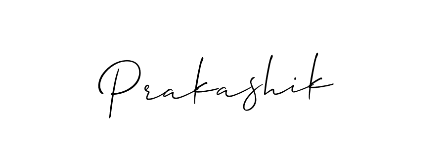 You should practise on your own different ways (Allison_Script) to write your name (Prakashik) in signature. don't let someone else do it for you. Prakashik signature style 2 images and pictures png